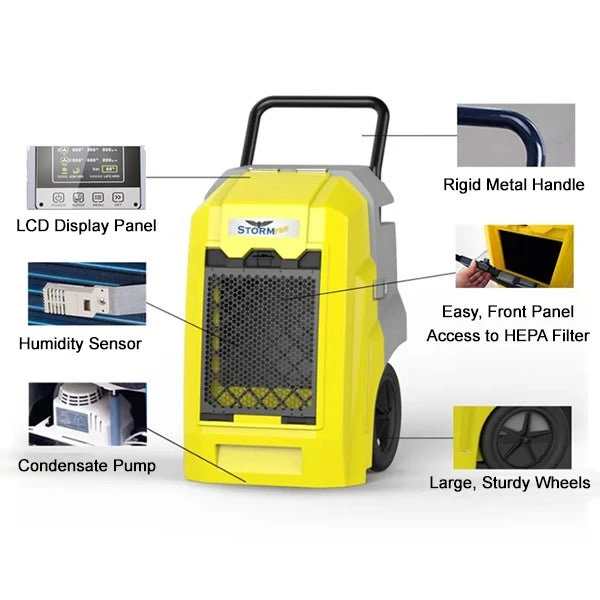 Storm PRO | SMART 85 Pint Portable Restoration Dehumidifier(Storm Pro 85ppd Restoration Dehumidifier) 13 Storm PRO | SMART 85 Pint Portable Restoration Dehumidifier(Storm Pro 85ppd Restoration Dehumidifier) - Image 13